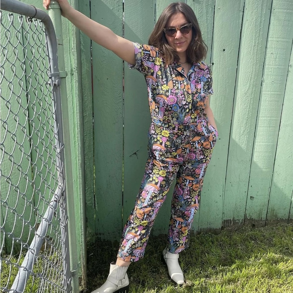 Magical Mushroom Coveralls Jumpsuit